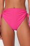 Fuşya Cut Out Detaylı Regular Yüksek Bel Bikini Altı TBESS23BA00018 - 4