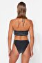 Siyah Aksesuarlı Regular Normal Bel Bikini Altı TBESS23BA00272 - 6