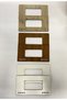 Wooden Bag Handle Rectangular Colored MDF Handle (3 PAIRS)