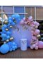 Gender Party Blue Pink Balloon Chrome Balloon Chain Set