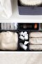 6-Piece Navy Blue Premium Bathroom Cabinet Drawer Underwear Organizer Storage Box Organizer - 3