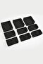 12-Piece Black Children's Room Cabinet Laundry Drawer Organizer Storage Box Organizer - 4