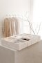 12-Piece White Children's Room Cabinet Laundry Drawer Organizer Storage Box Organizer
