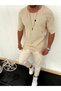 Ripped Detailed T-Shirt Laser Cut T-shirt - 3