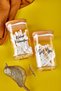 2-Piece Mica Ear Cotton & Floss Organizer with Wooden Cover Acrylic Cotton Holder