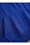 Unisex Oversize Atlanta Georgia Printed Cobalt Blue Hooded Sweatshirt - 7