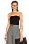Women's Black Jersey Strappy Blouse