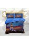 Galata Tower Themed 3D Digital Printed Double Duvet Cover Set