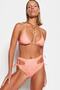 Soyut Desenli Cut Out Detaylı Yüksek Bel Normal Paça Bikini Altı TBESS23BA00048 - 2