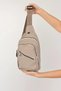 Unisex Mink Side Cross Chest and Waist Bag, Bag with Headphone USB Port and Mobile Phone Compartment - 2