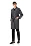 5560 Men's Dowry Five-Piece Frock Pajama Set-black