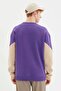 Purple Regular/Normal Cut Fleece/Warm Sweatshirt Tmnaw21Sw1162 - 5