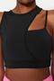 Knitted Sports Bra with Black Mid Support/Styling Rope Strap THMSS23SS00017 - 2