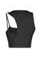 Knitted Sports Bra with Black Mid Support/Styling Rope Strap THMSS23SS00017 - 8