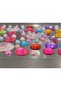 Sticker 3d Stone Round Borders Large Small Colorful Mixed Sticker Label 1 Pack - 3