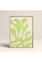 Abstract Colorful Patterns with Wooden Frame Matisse Gallery Modern Art Painting