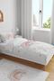Powder Heart Rainbow Patterned Single Baby Kids Bedding Set - 2