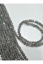 4mm Pyramid Gray Crystal Beads (10 SERIES) - 2