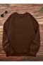 Printed Unisex Crew Neck Sweatshirt Oversize - 2