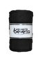 Taranan Macrame Thread 3mm Scannable Cotton Single Twist Macrame Thread Black - 3