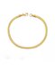 Stainless Steel Italian Crush Chain Unisex Bracelet 2 mm 19 cm Mt41