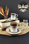 Lombardino Alara 6-Piece Porcelain Coffee Cup Set Gilded – Atn80 3061 C320.004