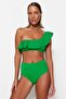 Yeşil Hipster Yüksek Bel Bikini Altı TBESS21BA0057 - 2