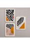 Natural Wooden Framed 3-Piece Painting Set Hpn039