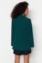 Petrol Regular Lined Button Detail Woven Blazer Jacket TWOAW21CE0264 - 6
