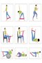 Sports Resistance Tire 5 Different Resistance Aerobics Band Pilates Squat Work Tire Pilates Tire 5 Pieces - 5