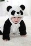 Plush Unixex Zipped Panda Baby Sleeping Bag Winter