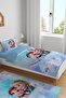 Blue Children's Elsa and Anna Patterned Single Baby Kids Bedding Set - 2
