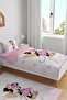 Gold Winged Mickey Patterned Single Baby Kids Bedding Set - 2