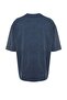 Indigo Oversize/Geniş Kesim Soluk %100 Pamuk T-Shirt TMNSS23TS00153 - 9