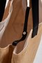 Beige Color Women's Bag, Women's Straw Hand and Shoulder Bag, Straw Bag, Linen Bag, Straw Bag - 5