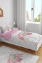 Rainbow Rabbit Patterned Single Baby Kids Bedding Set - 2