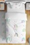 Colorful Rainbows Patterned Single Baby Children's Duvet Set