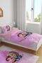 Pink Children's Elsa and Anna Patterned Single Baby Kids Bedding Set - 2