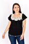Women's Black Lace Collar Şilebezi Blouse