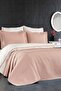 7 Piece Pique Bedspread Mimosa Double Powder Duvet Cover Set