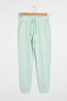 Women's Matte Green Pajama Bottom