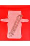 Plastic Bag Canvas 16*34 cm Metal Bag Chain - 2