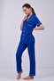 Shirt Collar Summer Pajama Set - Women - 4