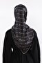 Logo Pattern Scarf Black - 2