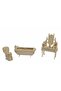 Wooden Model - Bathroom Educational Paintable - 2