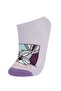 Girl's Looney Tunes Licensed 3-Piece Booties Socks - 4