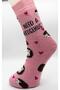Daily 6 Pairs Women's Full Towel Soft Fun Patterns Winter Socks - 4