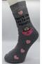 Daily 6 Pairs Women's Full Towel Soft Fun Patterns Winter Socks - 5