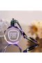 2d Blasted Crystal Led Light Keychain with Fiat Logo, Car Keychain