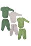 Long Sleeved Self Gloves, Double Breasted Badi and Booties Bottom (3 Sets Mold-cream-cagla)